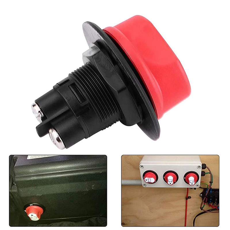 50A 100A Car Battery Switch Rotary Disconnect Power Cut Off Short Disconnecter Power Isolator for Auto Motorcycle Truck Boat
50A 100A Car Battery Switch Rotary Disconnect Power Cut Off Short Disconnecter Power Isolator for Auto Motorcycle Truck Boat