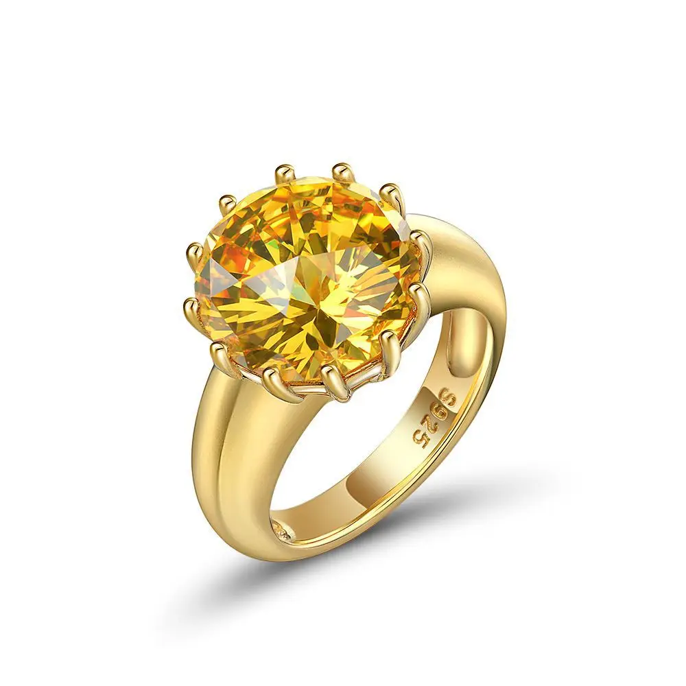 GEMS LADY 100% 925 Sterling Silver Citrine Sapphire High Carbon Diamonds Gemstone Wedding Engagement Ring Fine Jewelry Wholesale
GEMS LADY 100% 925 Sterling Silver Citrine Sapphire High Carbon Diamonds Gemstone Wedding Engagement Ring Fine Jewelry Wholesale