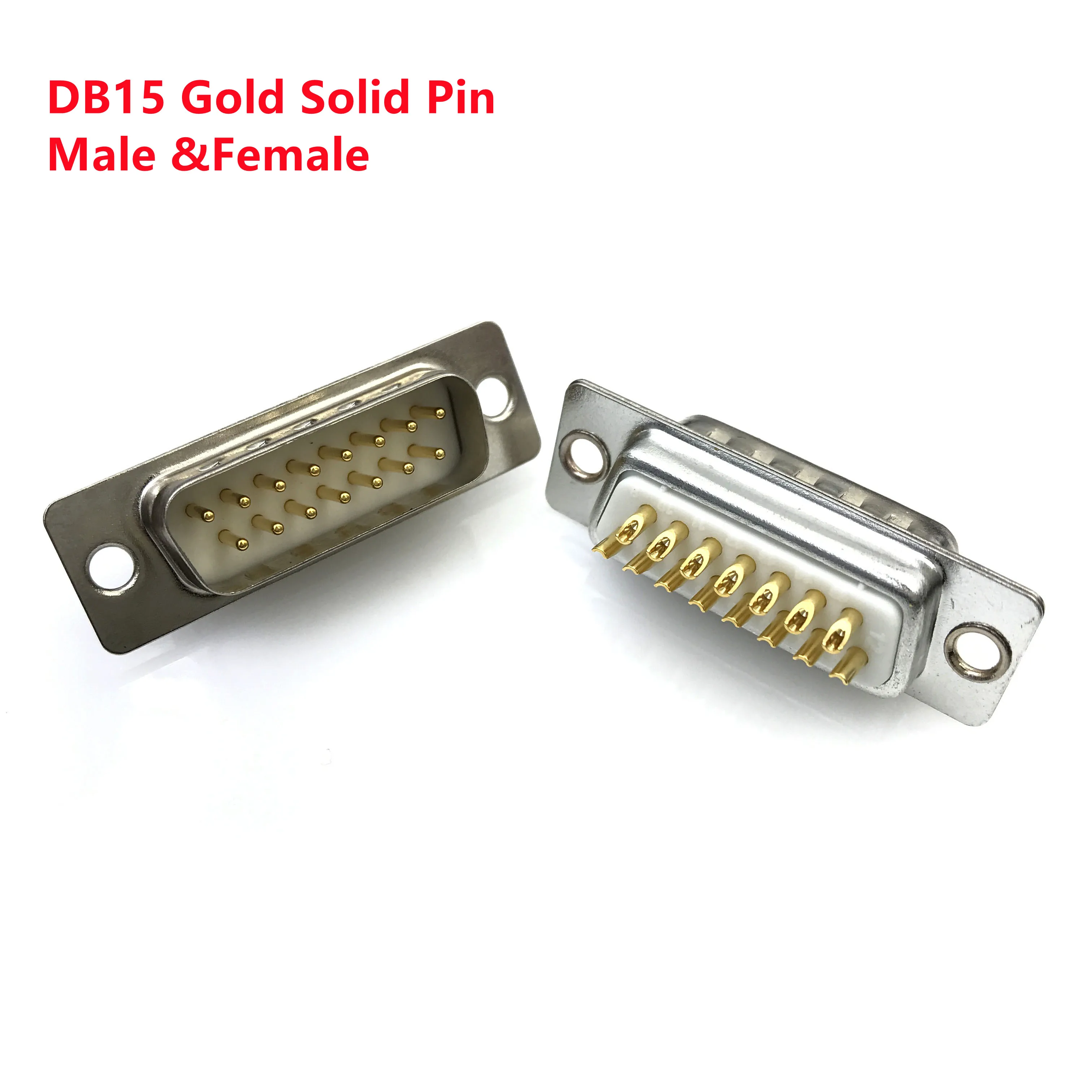 1PCS 3U Gold Plated Solid Pin DB15 MALE FEMALE Mount serial port CONNECTOR Solder Type D-Sub COM CONNECTORS 15pin 15P Adapter
1PCS 3U Gold Plated Solid Pin DB15 MALE FEMALE Mount serial port CONNECTOR Solder Type D-Sub COM CONNECTORS 15pin 15P Adapter