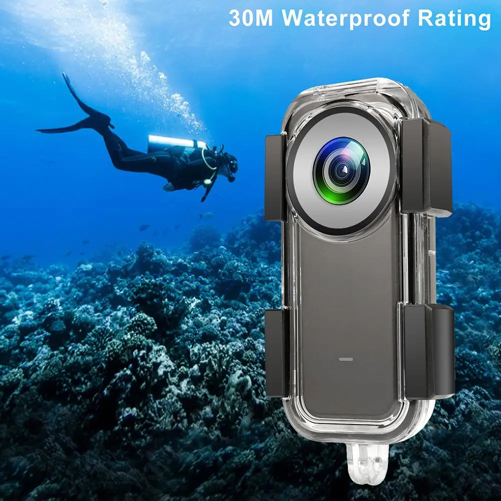 30m Waterproof Shell Underwater Diving Camera Protective Cover Accessories Compatible For Insta360 One X2
30m Waterproof Shell Underwater Diving Camera Protective Cover Accessories Compatible For Insta360 One X2