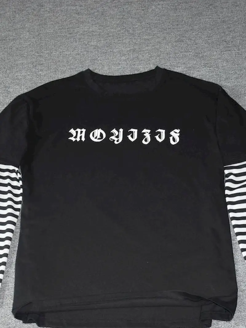 Cartoon Striped Print T-shirt Men Women Character Print Loose Punk Japanese T Shirts Pullover Top Harajuku Street Tees Gothic No
Cartoon Striped Print T-shirt Men Women Character Print Loose Punk Japanese T Shirts Pullover Top Harajuku Street Tees Gothic No