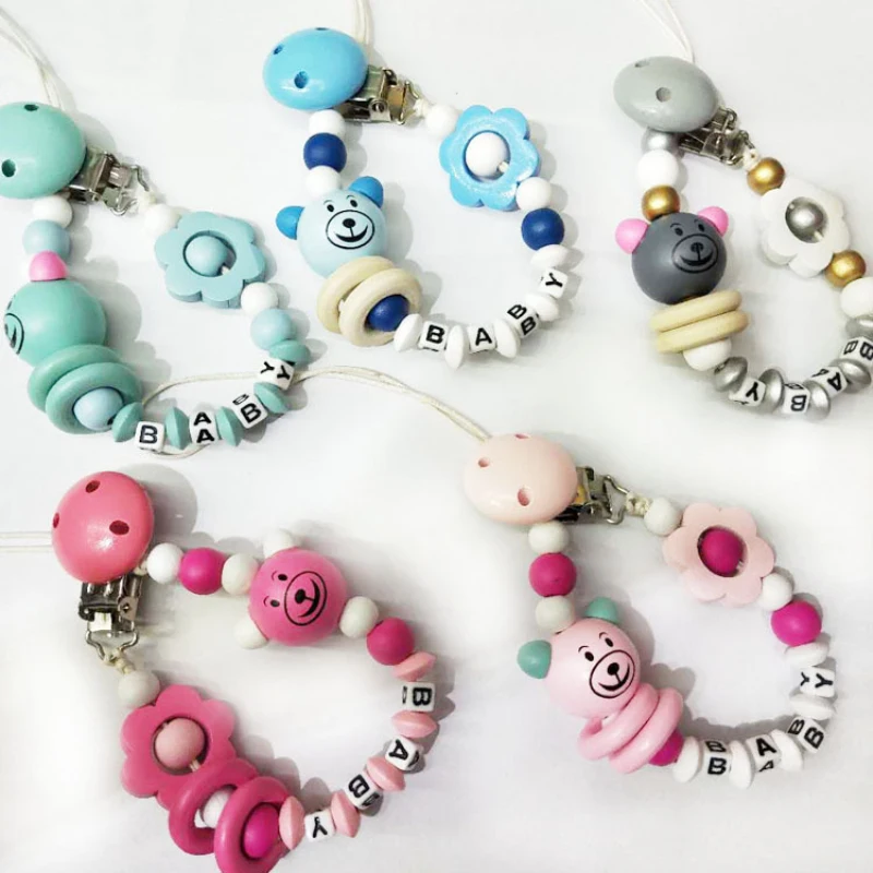 Baby Wooden Pacifier Clip Anti-chain Infant Chain Newborn Teething Pacifier Chain Holder for Baby Chew Toys
Baby Wooden Pacifier Clip Anti-chain Infant Chain Newborn Teething Pacifier Chain Holder for Baby Chew Toys