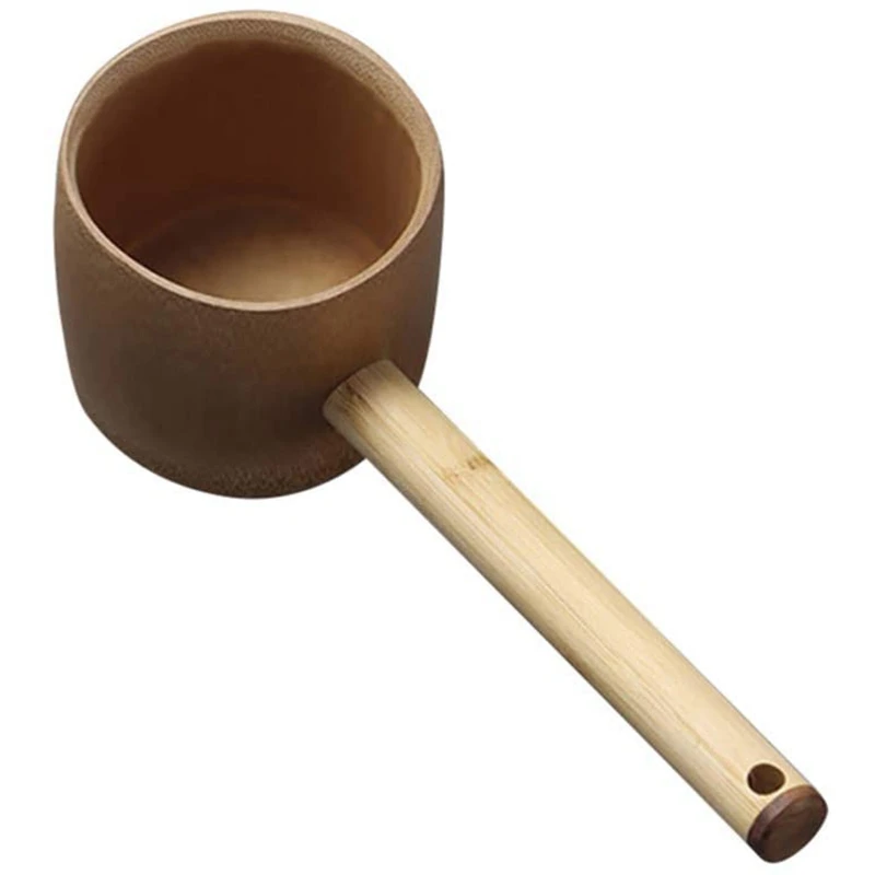 Bamboo Water Ladle Tea Water Scoop Bathing Dipper Ladle Sauna Ladle For Kitchen Garden
Bamboo Water Ladle Tea Water Scoop Bathing Dipper Ladle Sauna Ladle For Kitchen Garden
