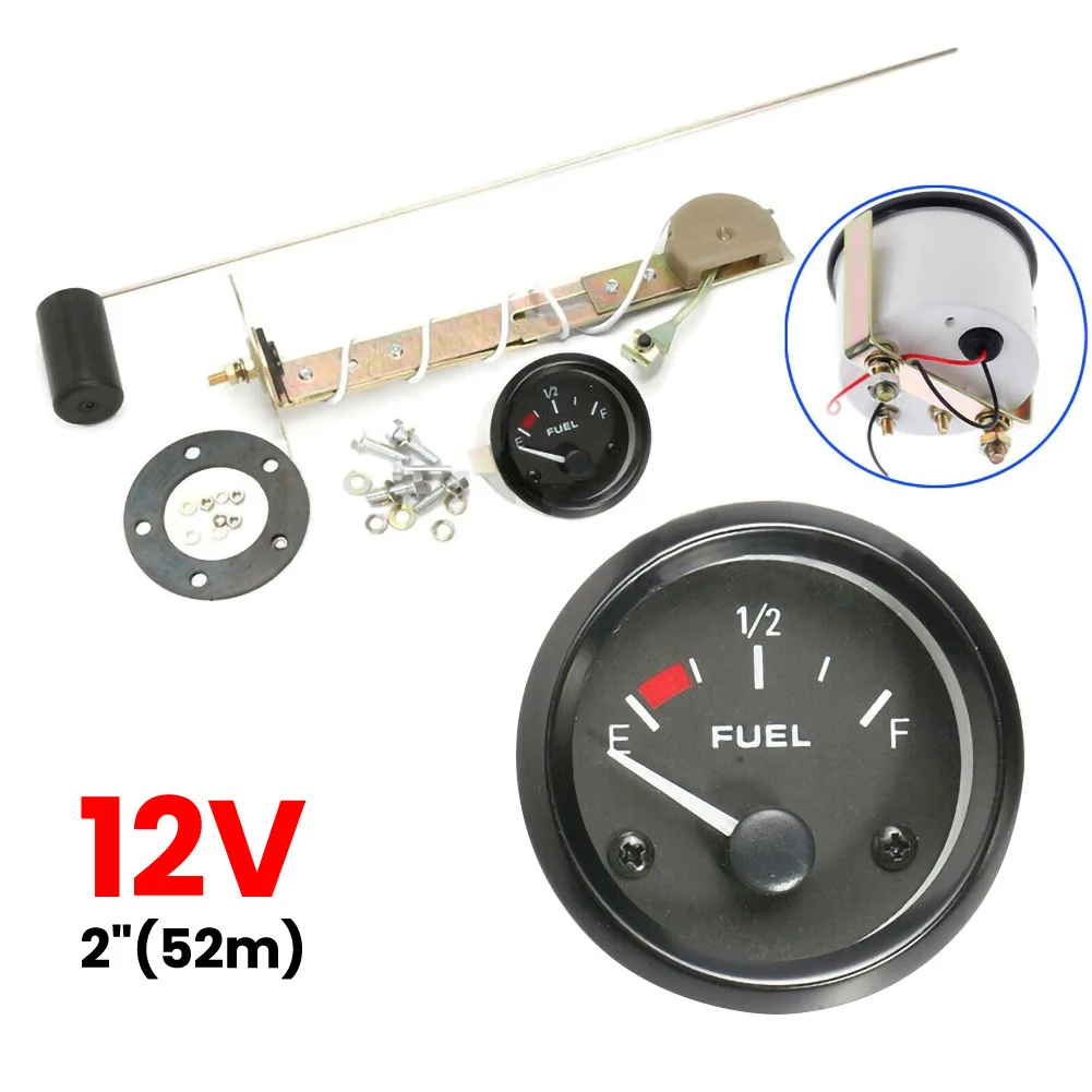 2" 52MM Universal Car Truck Accessory Bezel Gas Fuel Level Gauge Meter E-1/2-F DC 12V Analogue Red LED Car Marine Boat
2" 52MM Universal Car Truck Accessory Bezel Gas Fuel Level Gauge Meter E-1/2-F DC 12V Analogue Red LED Car Marine Boat