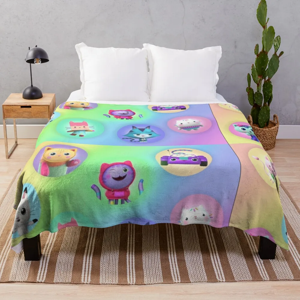 Gabbys Dollhouse Gabby Cats Throw Blanket Large blanket decorative blanket furry blankets
Gabbys Dollhouse Gabby Cats Throw Blanket Large blanket decorative blanket furry blankets