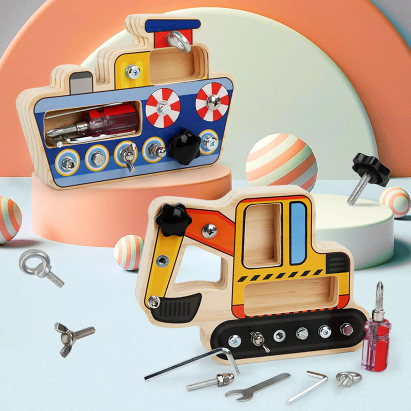 Screw Assembling Toys Wood DIY Nut Combination Building Block for Children Toddlers Matching Tools Fine Motor Skills Toy for
Screw Assembling Toys Wood DIY Nut Combination Building Block for Children Toddlers Matching Tools Fine Motor Skills Toy for