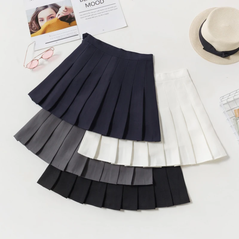 Women High Waist Cosplay Skirt 2019 Spring Summer Kawaii Denim Solid A-line Sailor Skirts Japanese School Uniform Mini
Women High Waist Cosplay Skirt 2019 Spring Summer Kawaii Denim Solid A-line Sailor Skirts Japanese School Uniform Mini