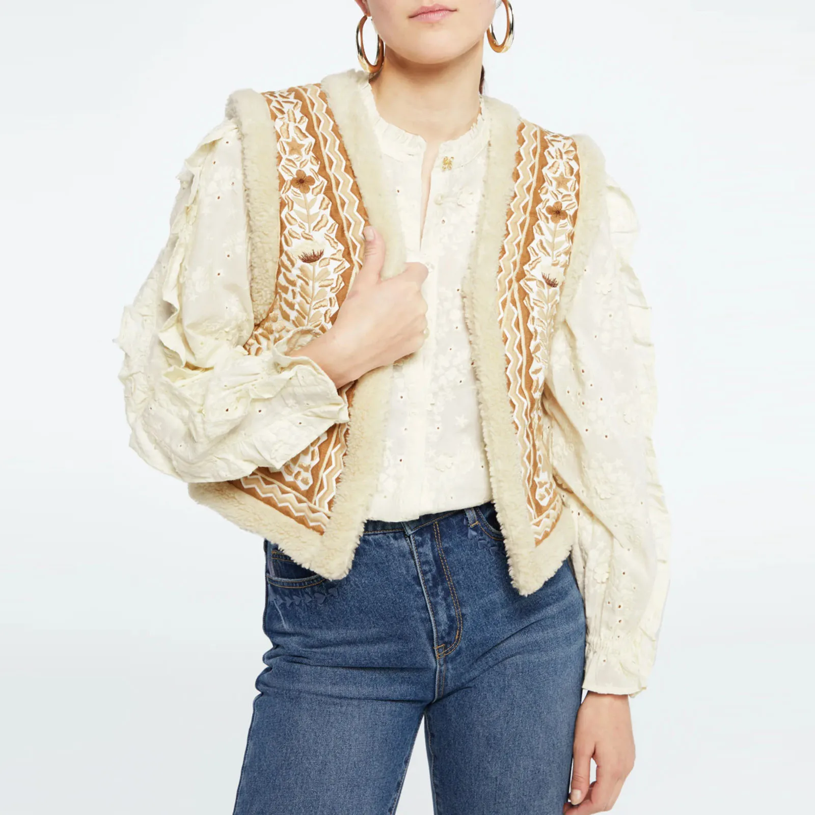 Женский винтажный жилет с вышивкой и принтом, осенний кардиган без рукавов с необработанными краями, Повседневная Свободная уличная одежда, жилет
Женский винтажный жилет с вышивкой и принтом, осенний кардиган без рукавов с необработанными краями, Повседневная Свободная уличная одежда, жилет