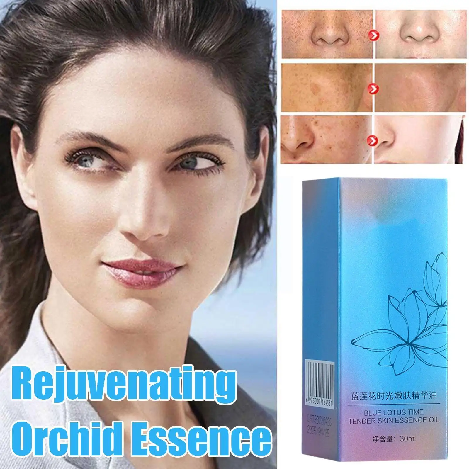 Blue Time Beauty Essence Oil Face Serum Oil Control Repair Shrink Care Product Tighten Anti-Aging Moisturizing Skin P P9D4
Blue Time Beauty Essence Oil Face Serum Oil Control Repair Shrink Care Product Tighten Anti-Aging Moisturizing Skin P P9D4