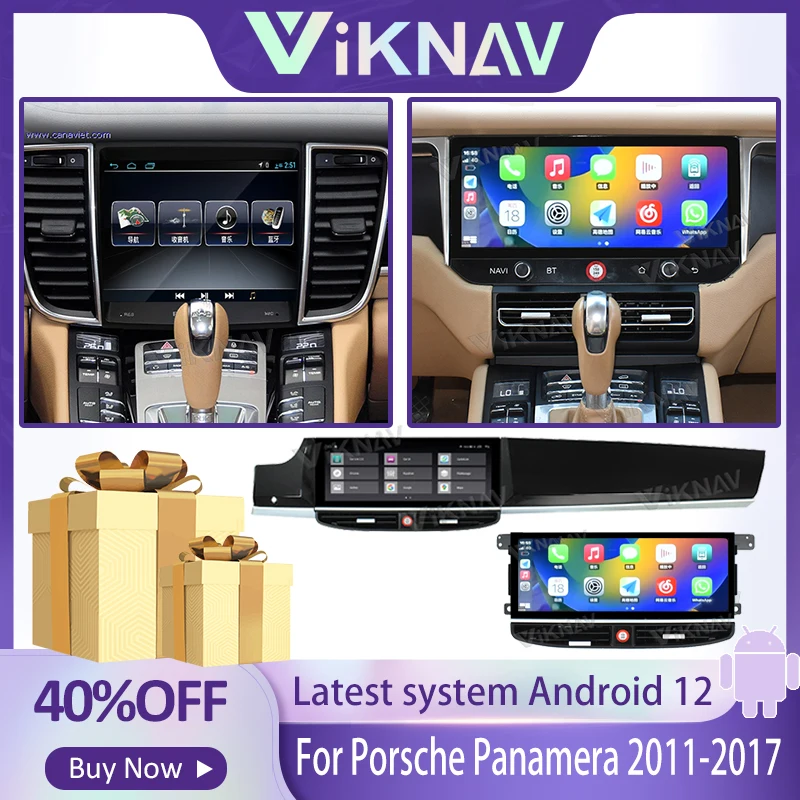Android Auto Car Radio Head Unit For Porsche Panamera 2011-2017 Carplay Vertical Screen HD LCD Touch Screen GPS Navigation
Android Auto Car Radio Head Unit For Porsche Panamera 2011-2017 Carplay Vertical Screen HD LCD Touch Screen GPS Navigation