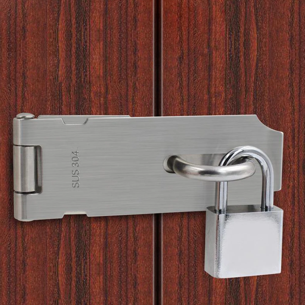 Brand New Cabinets Cupboards Padlock Hasp Burglar-proof Fully Polished Which Scratch-resistant 304 Stainless Steel
Brand New Cabinets Cupboards Padlock Hasp Burglar-proof Fully Polished Which Scratch-resistant 304 Stainless Steel