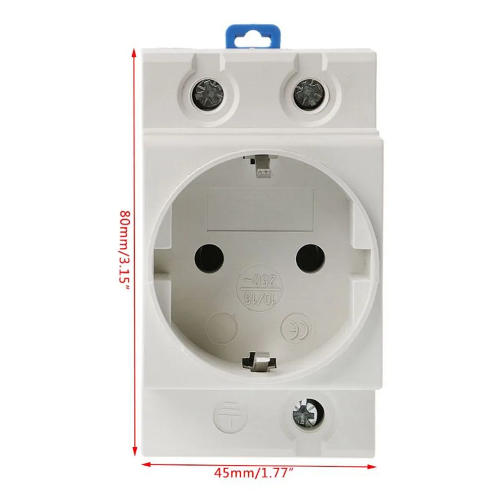 Tool Din Rail Socket 16A 220V AC Connector 1pcs AC Power Socket AC Rail Socket Brass High Strength High Quality
Tool Din Rail Socket 16A 220V AC Connector 1pcs AC Power Socket AC Rail Socket Brass High Strength High Quality