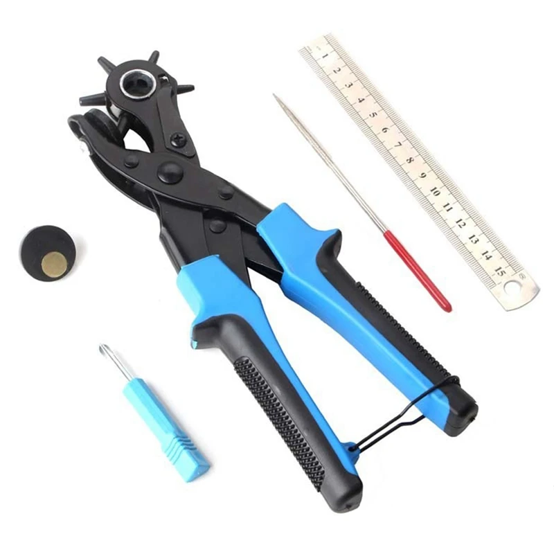 5Pcs Revolving Punch Plier Kit Leather Hole Punch Set Heavy Duty Rotary Puncher Multi Hole Sizes Make
5Pcs Revolving Punch Plier Kit Leather Hole Punch Set Heavy Duty Rotary Puncher Multi Hole Sizes Make