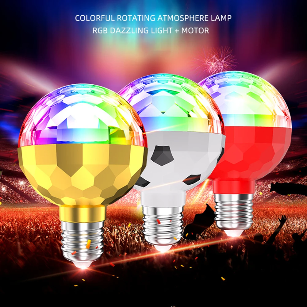 Светодиодная RGB-лампа E27, 6 Вт, волшебный цвет, проекционная лампа, комнатные лампы, вращающиеся проекционные лампы для праздничной вечеринки...
Светодиодная RGB-лампа E27, 6 Вт, волшебный цвет, проекционная лампа, комнатные лампы, вращающиеся проекционные лампы для праздничной вечеринки...