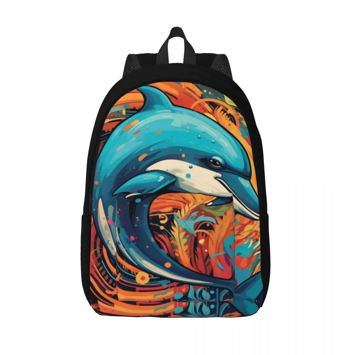 Dolphin Canvas Backpacks Wall Graffiti Breathable Novelty Backpack Back To School Bags
Dolphin Canvas Backpacks Wall Graffiti Breathable Novelty Backpack Back To School Bags