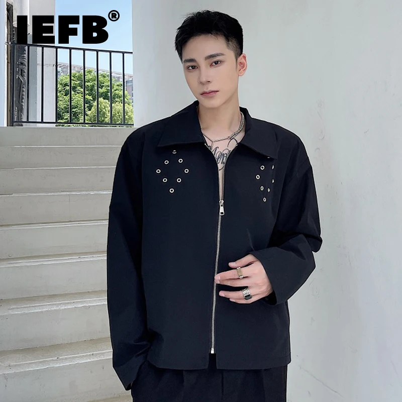 IEFB Darkwear Модные мужские бейсбольные короткие пальто Мужская нишевая дизайнерская Повседневная однотонная куртка на молнии с отложным воротником осень 2022 9A6419
IEFB Darkwear Модные мужские бейсбольные короткие пальто Мужская нишевая дизайнерская Повседневная однотонная куртка на молнии с отложным воротником осень 2022 9A6419
