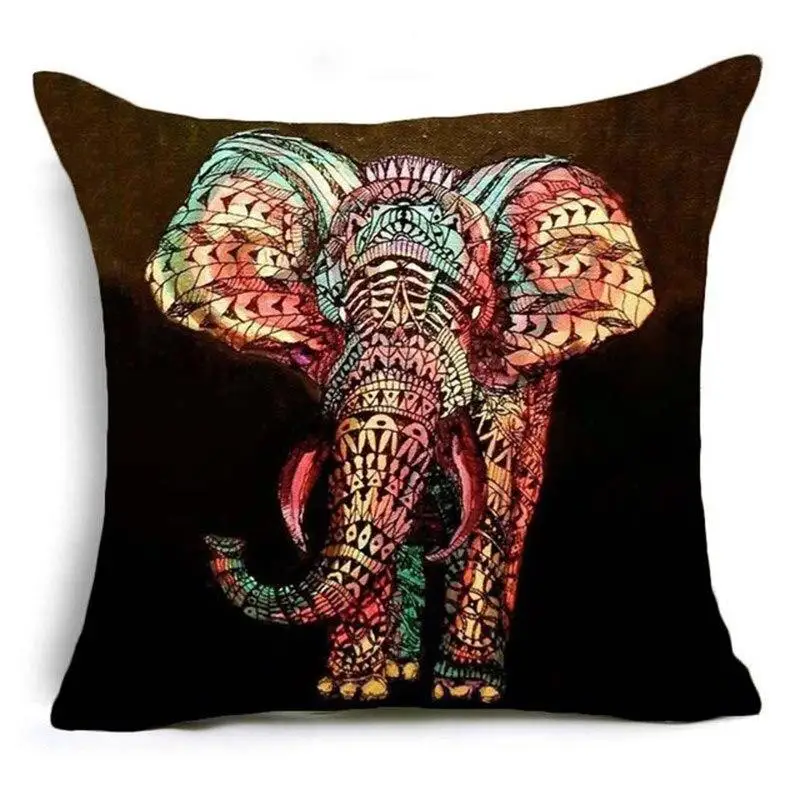Bohemia Elephant Polyester Cushion Cover Indian Style Affection Animal Home Decorative Pillow Cover for Sofa Pillowcase
Bohemia Elephant Polyester Cushion Cover Indian Style Affection Animal Home Decorative Pillow Cover for Sofa Pillowcase