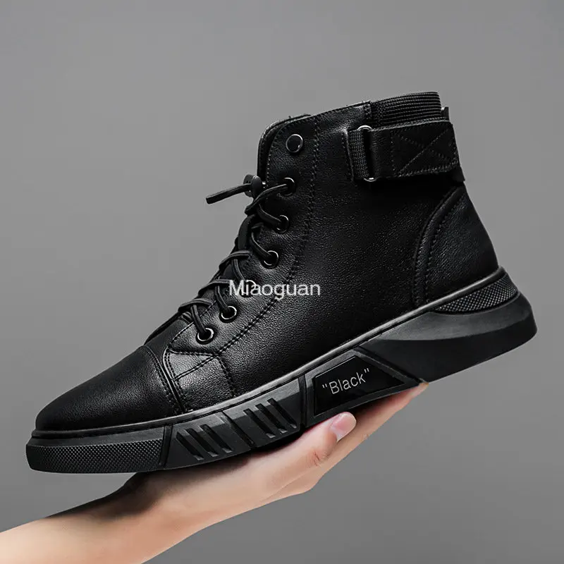 Autumn New High Top Work Shoes for Men Platform Ankle Boots Fashion Quality Boots Winter Outdoor Booties Casual Male Large Size
Autumn New High Top Work Shoes for Men Platform Ankle Boots Fashion Quality Boots Winter Outdoor Booties Casual Male Large Size
