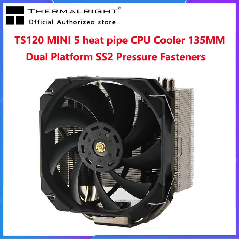 Thermalright TS120 MINI 5 heat pipe Computer CPU Cooler Radiator 135mm Single Tower ITX Chassis Air cooler Radiator
Thermalright TS120 MINI 5 heat pipe Computer CPU Cooler Radiator 135mm Single Tower ITX Chassis Air cooler Radiator