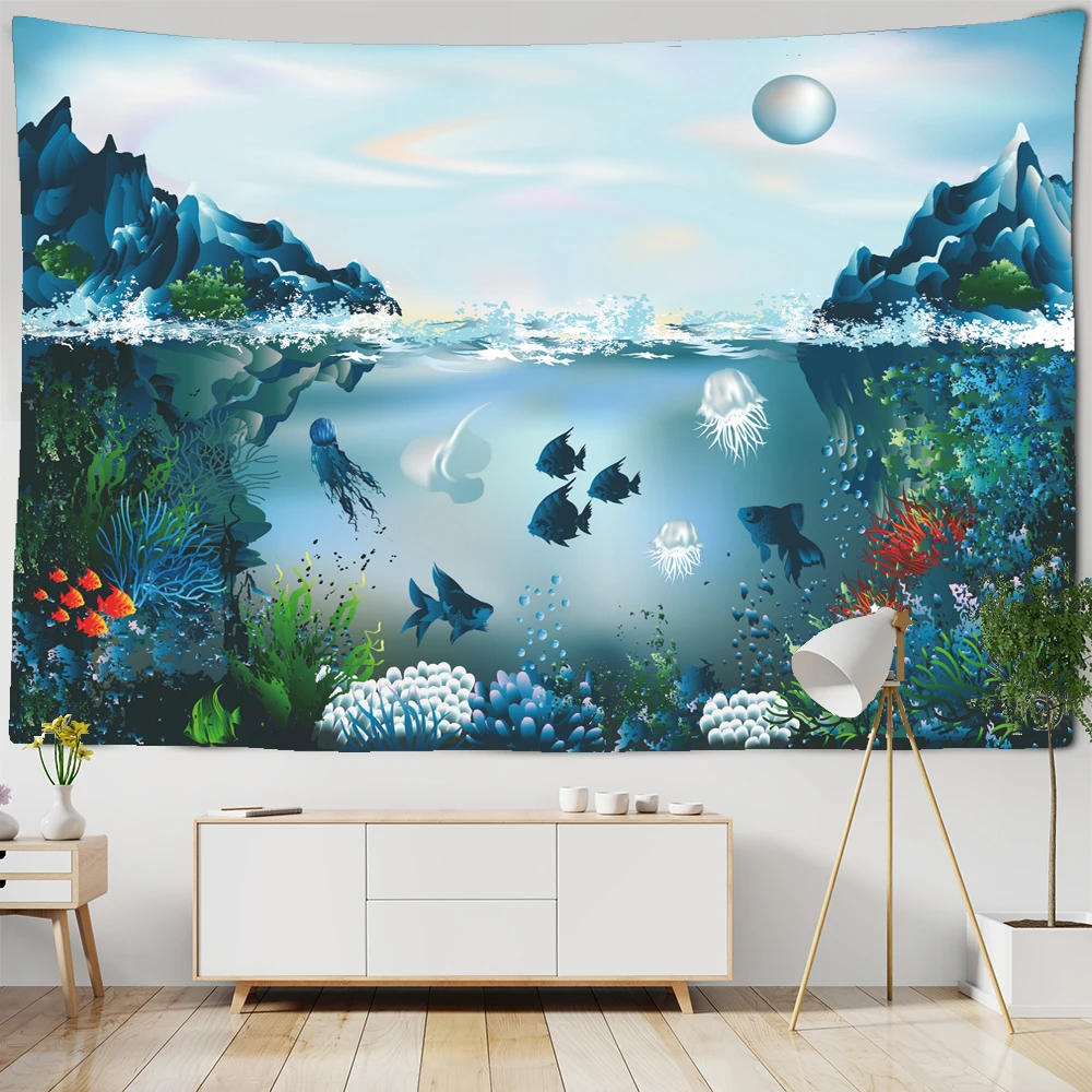 Океан психоделический гобелен подводный мир богемный Декор домашний Декор 3D цифровая печать
Океан психоделический гобелен подводный мир богемный Декор домашний Декор 3D цифровая печать