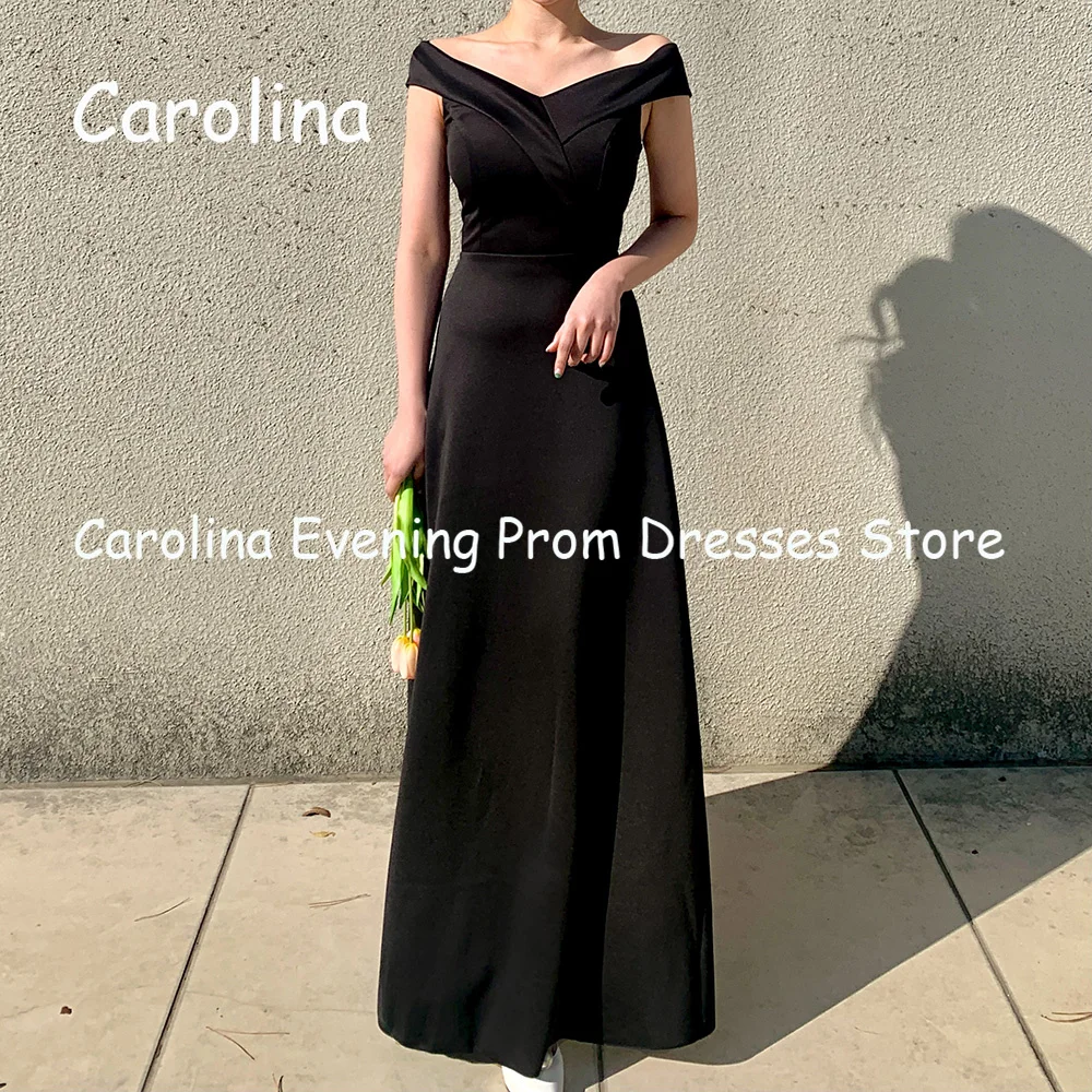 Carolina Satin A-line Off-the-shoulder Ruffle Prom Gown Ankle Length Korea Evening Formal Elegant Party Dress for Women 2023
Carolina Satin A-line Off-the-shoulder Ruffle Prom Gown Ankle Length Korea Evening Formal Elegant Party Dress for Women 2023
