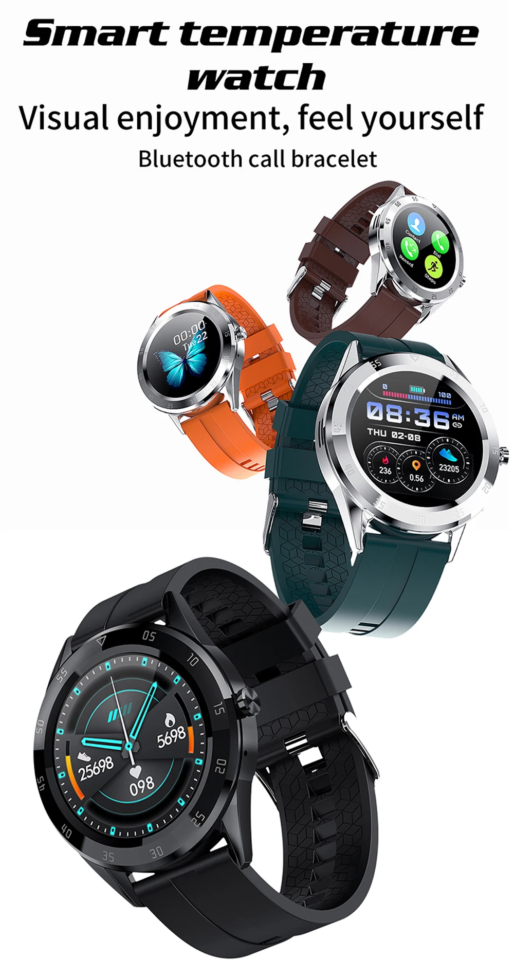 Y10 1.54" Men Women Smart Watch Bluetooth Call Full Touch Screen Heart Rate Sleep Monitoring Smartwatch for Android & IOS Phone
Y10 1.54" Men Women Smart Watch Bluetooth Call Full Touch Screen Heart Rate Sleep Monitoring Smartwatch for Android & IOS Phone