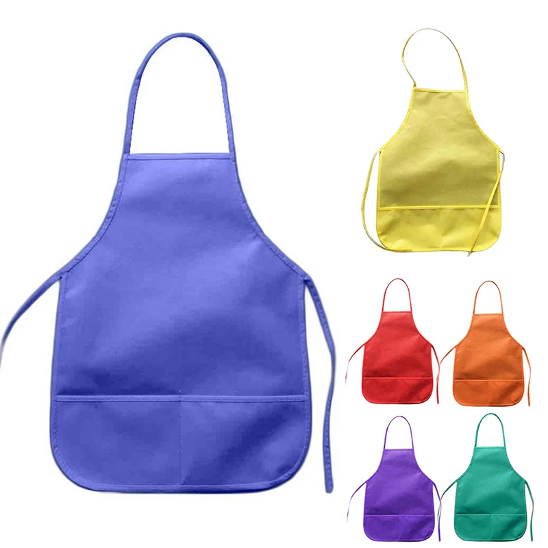 Unisex Colorful Children Aprons 36*48cm Anti-Fouling Non-Woven Sleeveless Kids Art Smocks For Activities Art Painting Craft
Unisex Colorful Children Aprons 36*48cm Anti-Fouling Non-Woven Sleeveless Kids Art Smocks For Activities Art Painting Craft
