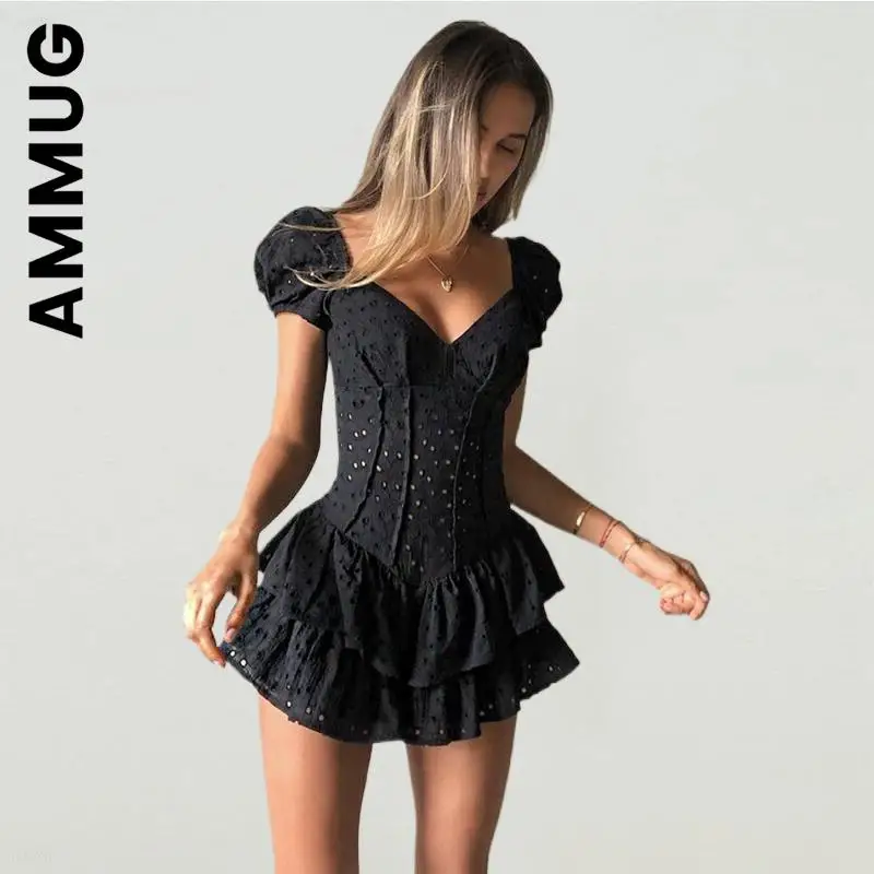 Ammug Fashion Dress Fashion V Neck Ruffles Pleated Dress Holiday Dresses Harajuku Girl Vestidos Dress Woman Female
Ammug Fashion Dress Fashion V Neck Ruffles Pleated Dress Holiday Dresses Harajuku Girl Vestidos Dress Woman Female