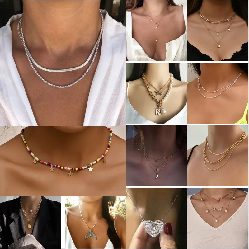 Temperament Exquisite Clavicle Chain Necklace Jewelry for Ladies Gift
Temperament Exquisite Clavicle Chain Necklace Jewelry for Ladies Gift