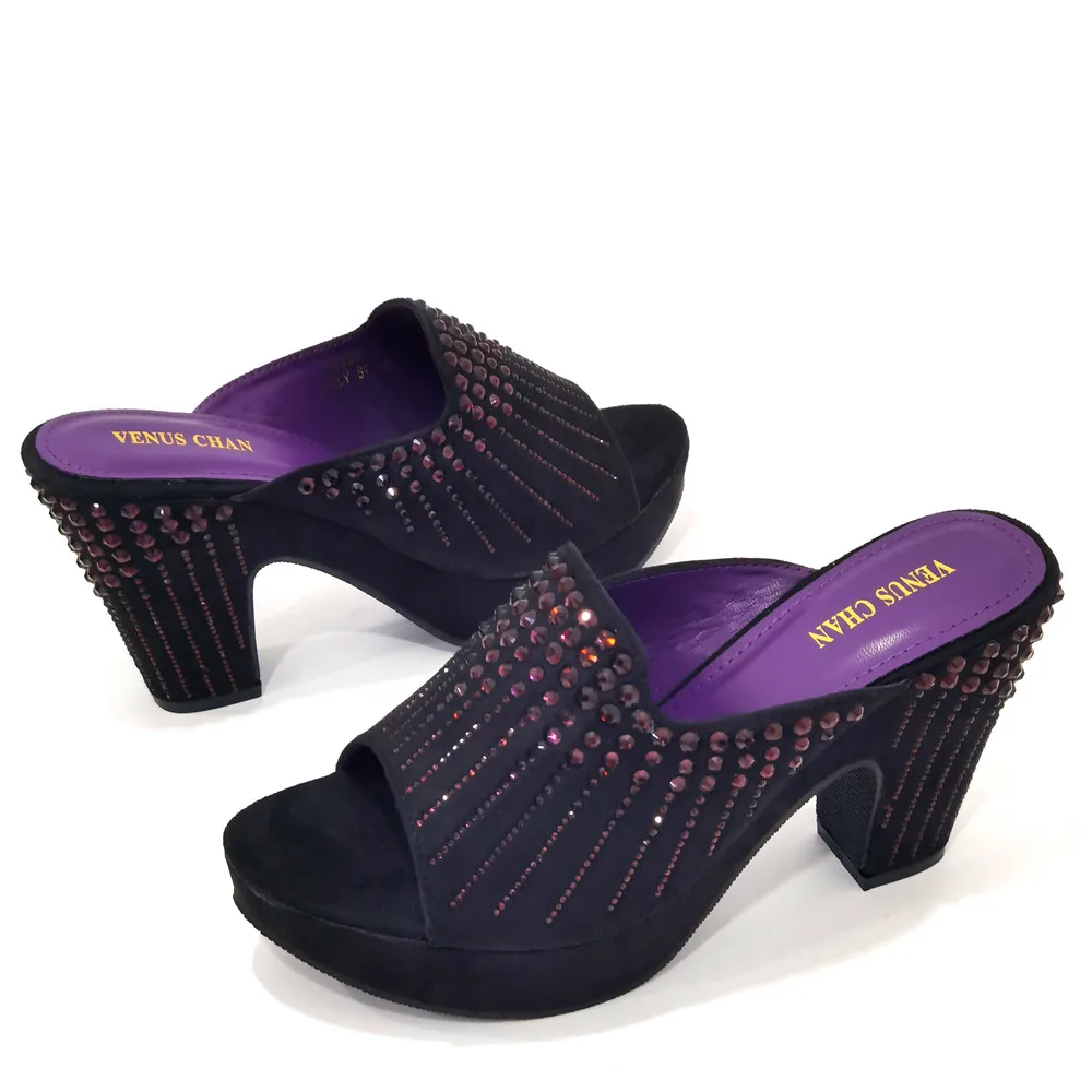 doershow Latest Italian Lady Sexy High Heels Pumps Decorated with Rhinestones Italian Design purple Color African Sandal SRE1-21
doershow Latest Italian Lady Sexy High Heels Pumps Decorated with Rhinestones Italian Design purple Color African Sandal SRE1-21
