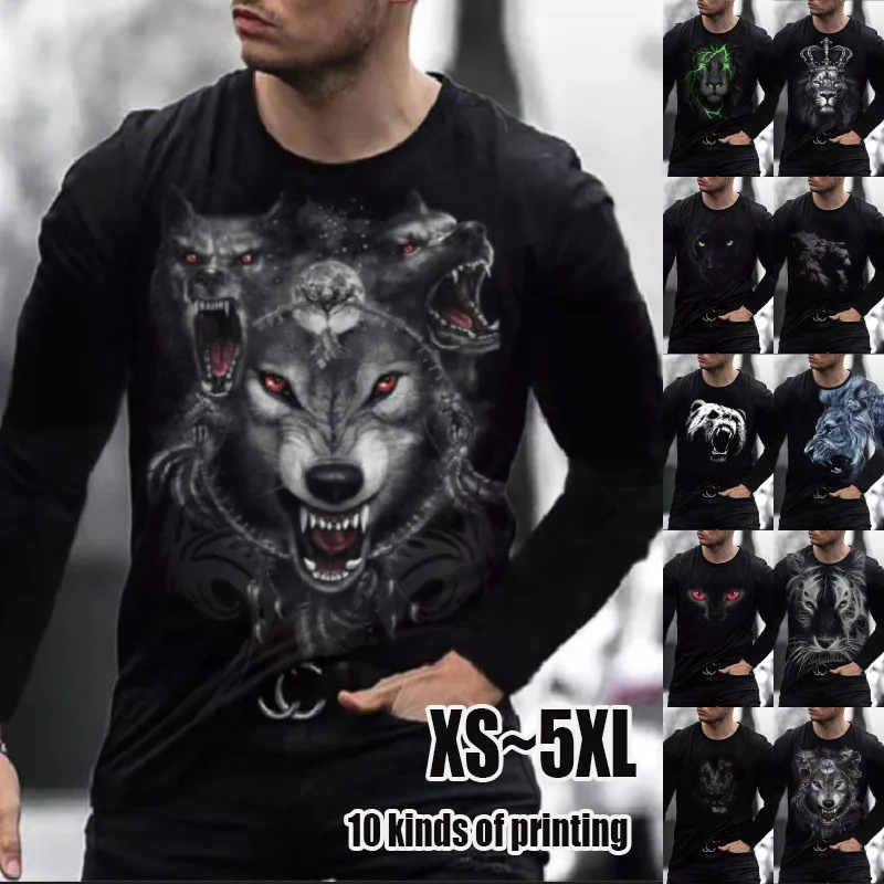 2023 Autumn New Loose Crew Neck Lion Head Black Men's Loose Large Size Long Sleeve T-shirt Series Imitation Cotton Pull
2023 Autumn New Loose Crew Neck Lion Head Black Men's Loose Large Size Long Sleeve T-shirt Series Imitation Cotton Pull