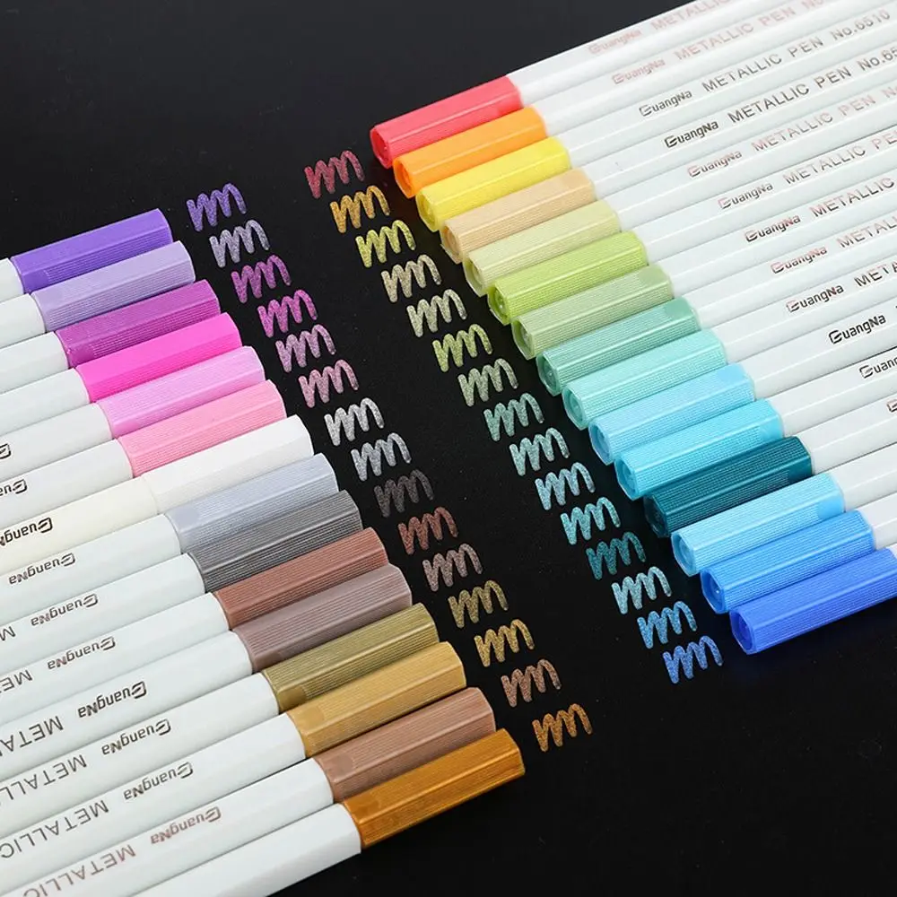 Head Marker Pen Set Scrapbooking Crafts Medium Point Metallic Marker Pen Art Supplies
Head Marker Pen Set Scrapbooking Crafts Medium Point Metallic Marker Pen Art Supplies