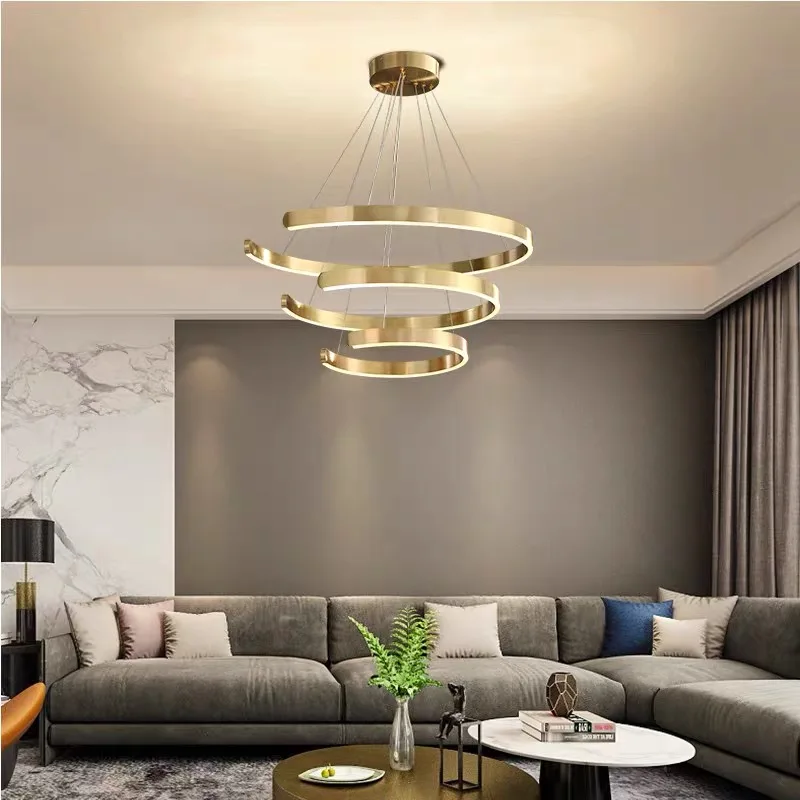 DIY Ring Modern LED Ceiling Chandeliers Industrial Style Pendant Lamp Living Dining Room Decor Hanging Light Home Lustre Fixture
DIY Ring Modern LED Ceiling Chandeliers Industrial Style Pendant Lamp Living Dining Room Decor Hanging Light Home Lustre Fixture
