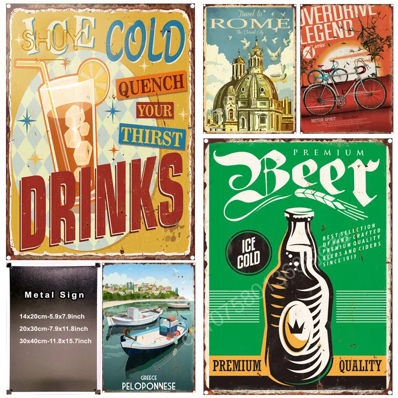 Vintage Urban Scenic Metal Tin Sign Drink Beer Pattern Pub Club Party Cafe Garage Wall Decor Home Room Decoration Posters Plaque
Vintage Urban Scenic Metal Tin Sign Drink Beer Pattern Pub Club Party Cafe Garage Wall Decor Home Room Decoration Posters Plaque