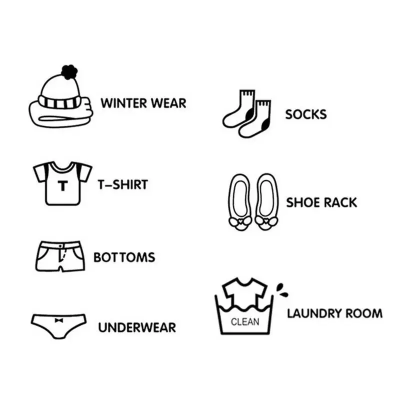 1 Set Of Wall Stickers DIY Removable Wardrobe Decorative Wall Stickers Decals Home Wear Clothes Shoes Pasters Decorative Sticker
1 Set Of Wall Stickers DIY Removable Wardrobe Decorative Wall Stickers Decals Home Wear Clothes Shoes Pasters Decorative Sticker