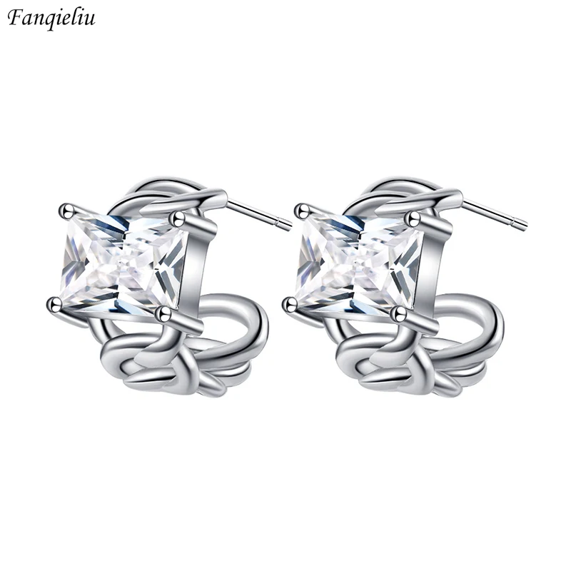 Fanqieliu Real 925 Silver Needle Crystal Shape C Stud Earrings For Women Trendy Jewelry Girl Gift New FQL23096
Fanqieliu Real 925 Silver Needle Crystal Shape C Stud Earrings For Women Trendy Jewelry Girl Gift New FQL23096