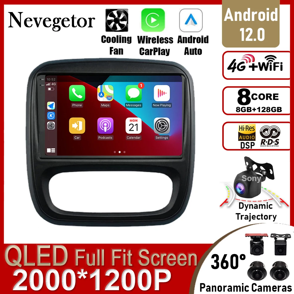 Автомобильный мультимедийный плеер, Android для Renault Trafic 3 2014-2021, для Opel Vivaro B 2014-2018, радио, GPS-навигация, Автомобильный мультимедийный плеер, аудио, авто
Автомобильный мультимедийный плеер, Android для Renault Trafic 3 2014-2021, для Opel Vivaro B 2014-2018, радио, GPS-навигация, Автомобильный мультимедийный плеер, аудио, авто