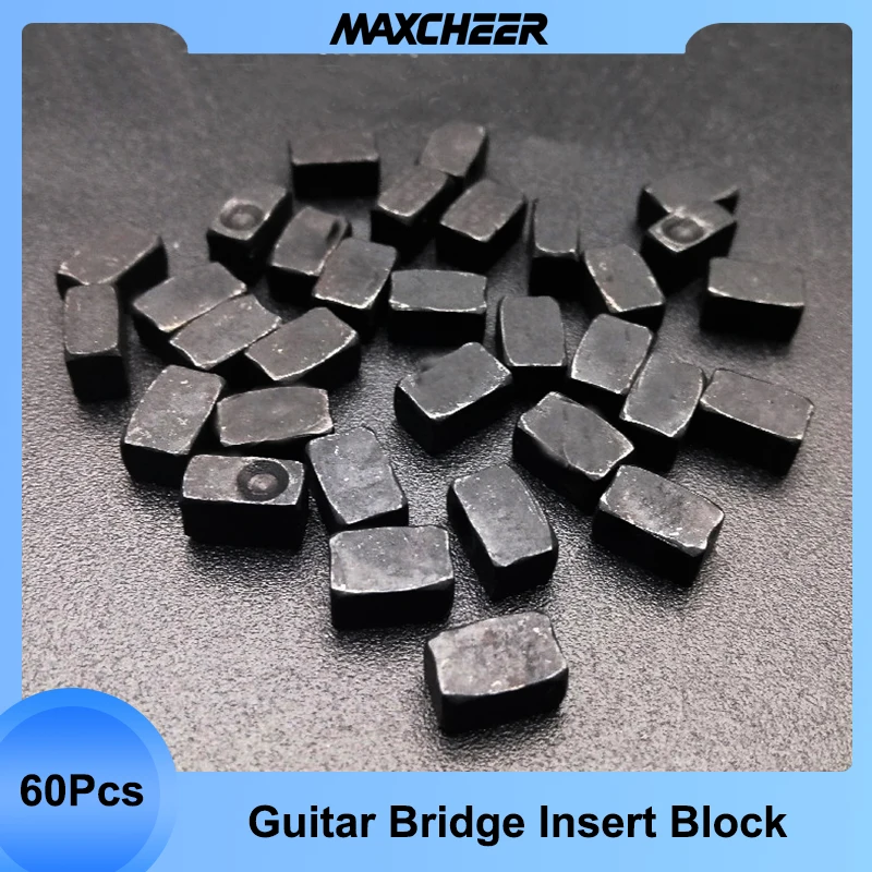 60Pcs Elecrtric Guitar Tremolo Bridge Saddle Lock String Insert Block Black Guitar Accessories
60Pcs Elecrtric Guitar Tremolo Bridge Saddle Lock String Insert Block Black Guitar Accessories