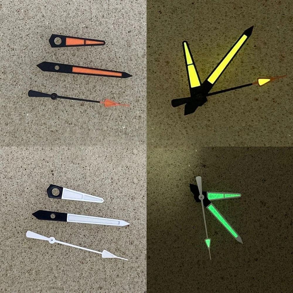Watch Hands Green Luminous for NH35/NH36 Movement White and Orange Watch Pointers Repair Replacement Accessories
Watch Hands Green Luminous for NH35/NH36 Movement White and Orange Watch Pointers Repair Replacement Accessories