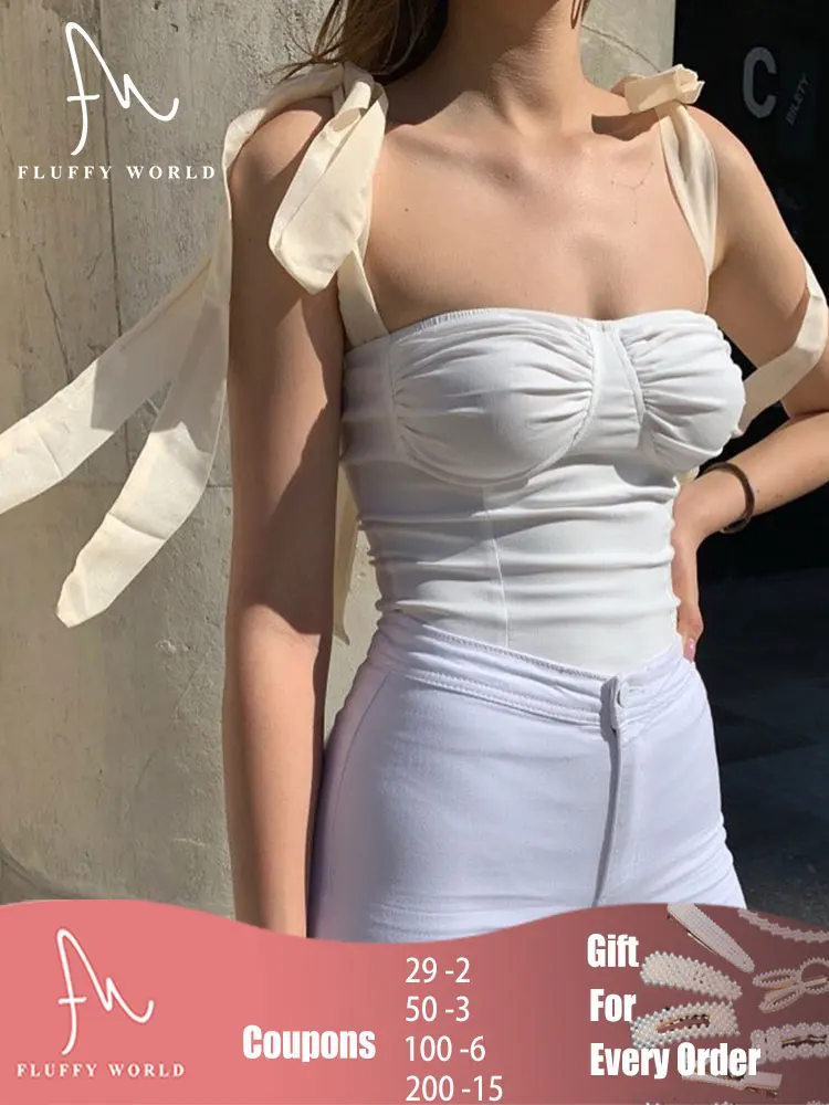 Кроп-Топ женский с бантом, атласный бандажный жилет, пикантная Облегающая майка без рукавов, на бретелях-спагетти, с низким вырезом на груди,... 
Кроп-Топ женский с бантом, атласный бандажный жилет, пикантная Облегающая майка без рукавов, на бретелях-спагетти, с низким вырезом на груди,...