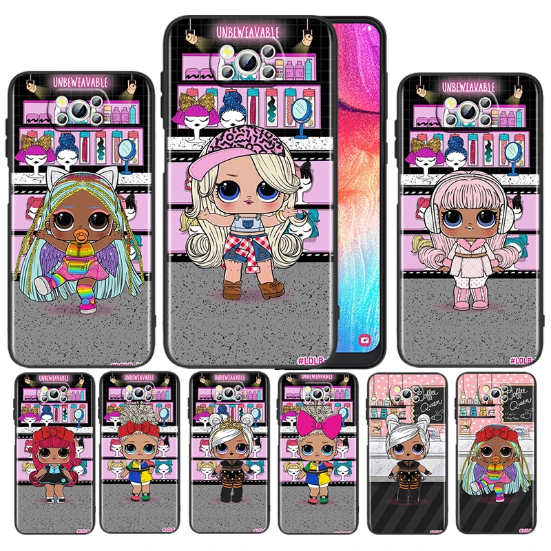 Art L.O.L. SURPRISE Doll For Xiaomi Poco M4 X3 F3 GT NFC M3 C3 M2 F2 F1 X2 Pro Mi Mix3 Silicone Soft Black Phone Case Funda Capa
Art L.O.L. SURPRISE Doll For Xiaomi Poco M4 X3 F3 GT NFC M3 C3 M2 F2 F1 X2 Pro Mi Mix3 Silicone Soft Black Phone Case Funda Capa