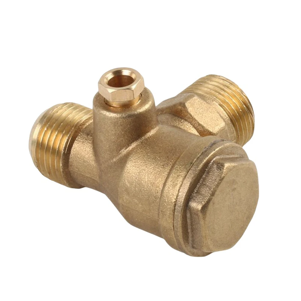 20mm Air Compressor Check Valve 20*20mm 3-Port Brass Male Threaded Check Valve Connector Tool 6mm Internal Diameter
20mm Air Compressor Check Valve 20*20mm 3-Port Brass Male Threaded Check Valve Connector Tool 6mm Internal Diameter