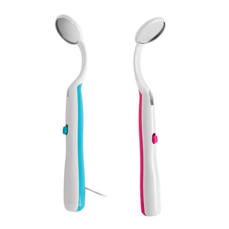 2 Pcs Led Light Teeth Oral Mirror Super Bright Mouth Mirror Illuminated Tooth Care Tool Oral Hygiene Machine Pink & Blue
2 Pcs Led Light Teeth Oral Mirror Super Bright Mouth Mirror Illuminated Tooth Care Tool Oral Hygiene Machine Pink & Blue