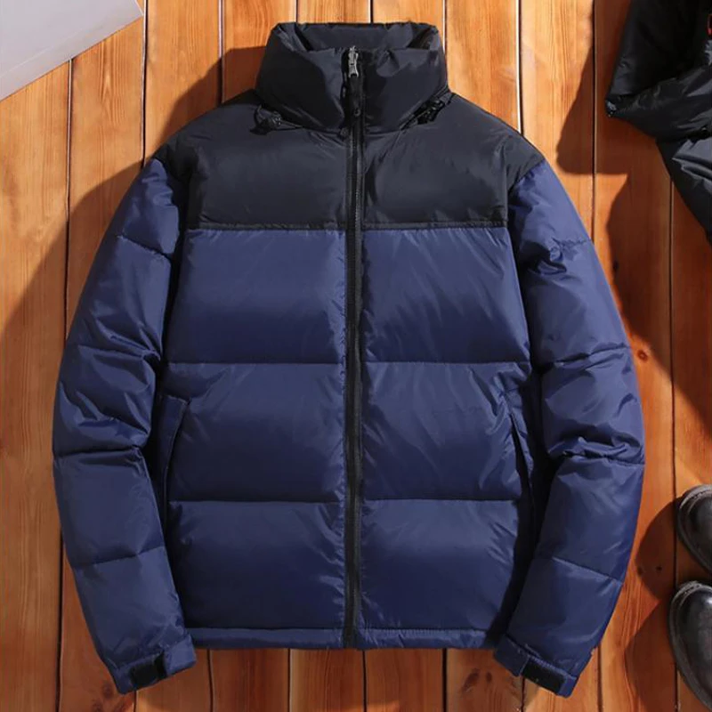 Winter Mixed Colors Couple Cotton Coats Casual Stand Collar Warm Down Puffer Jackets Men Top Brand Coat Jackets 
Winter Mixed Colors Couple Cotton Coats Casual Stand Collar Warm Down Puffer Jackets Men Top Brand Coat Jackets