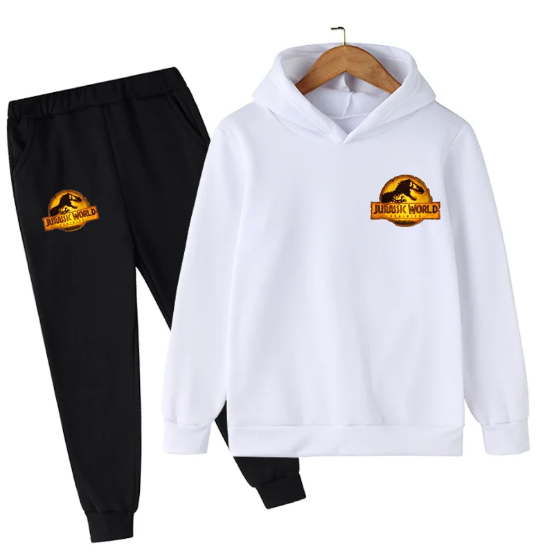 Baby Boys Girls Jurassic World Dominion Outfits Kids Long Sleeves Pullover Sweatshirts + Long Pants 2Pcs/Set Spring Casual Suits
Baby Boys Girls Jurassic World Dominion Outfits Kids Long Sleeves Pullover Sweatshirts + Long Pants 2Pcs/Set Spring Casual Suits