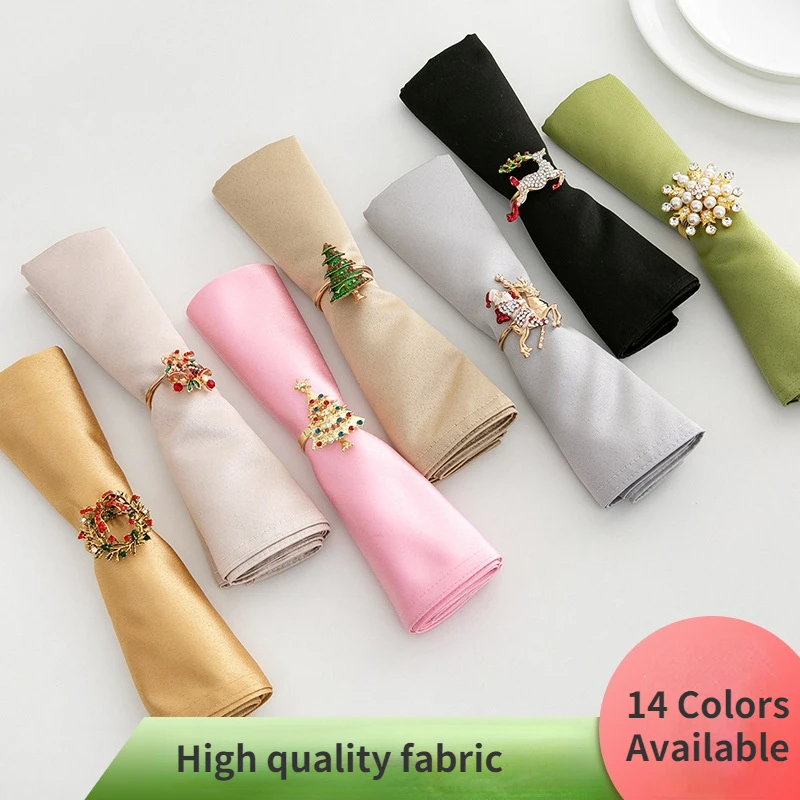 10Pcs Cloth Napkins 50CM*50CM Inches Polyester Table Napkins Restaurant Dinner Wedding Banquet Decor Supplies Party Decoration
10Pcs Cloth Napkins 50CM*50CM Inches Polyester Table Napkins Restaurant Dinner Wedding Banquet Decor Supplies Party Decoration
