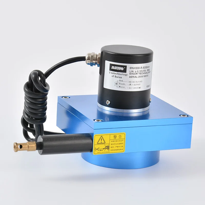 MINUO MNH-300 Draw wire Sensor Length Wire Position Transducer Spring Return Potentiometer 
MINUO MNH-300 Draw wire Sensor Length Wire Position Transducer Spring Return Potentiometer