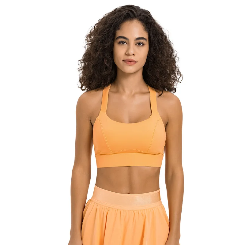New rear three-row buckle high-strength shock-proof sports bra for women's nude high elastic recovery sports bra
New rear three-row buckle high-strength shock-proof sports bra for women's nude high elastic recovery sports bra