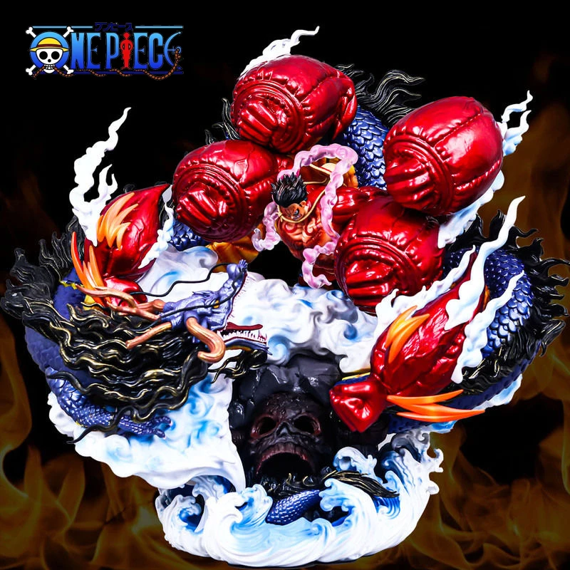 Anime One Piece Gear 4 Luffy Vs Four Emperors Kaidou Figure The Island of Ghosts PVC Statue Model Collect Ornaments Toy Gifts
Anime One Piece Gear 4 Luffy Vs Four Emperors Kaidou Figure The Island of Ghosts PVC Statue Model Collect Ornaments Toy Gifts