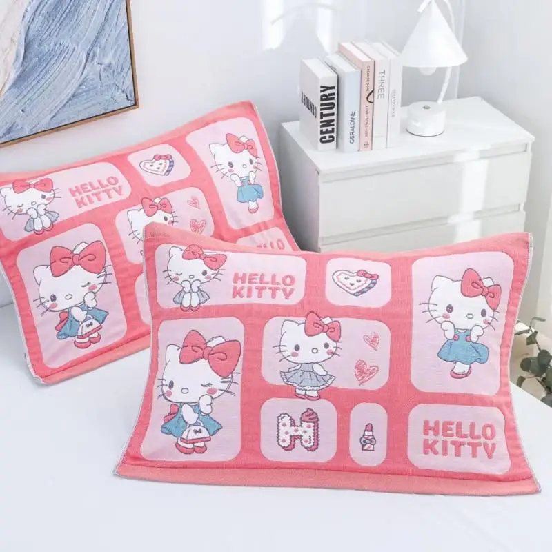 Sanrio Kawaii Hello Kitty Anime My Melody Pillow Cloth Cinnamoroll Pure Cotton Ventilate Cute Cartoon Jacquard Pillowcase
Sanrio Kawaii Hello Kitty Anime My Melody Pillow Cloth Cinnamoroll Pure Cotton Ventilate Cute Cartoon Jacquard Pillowcase